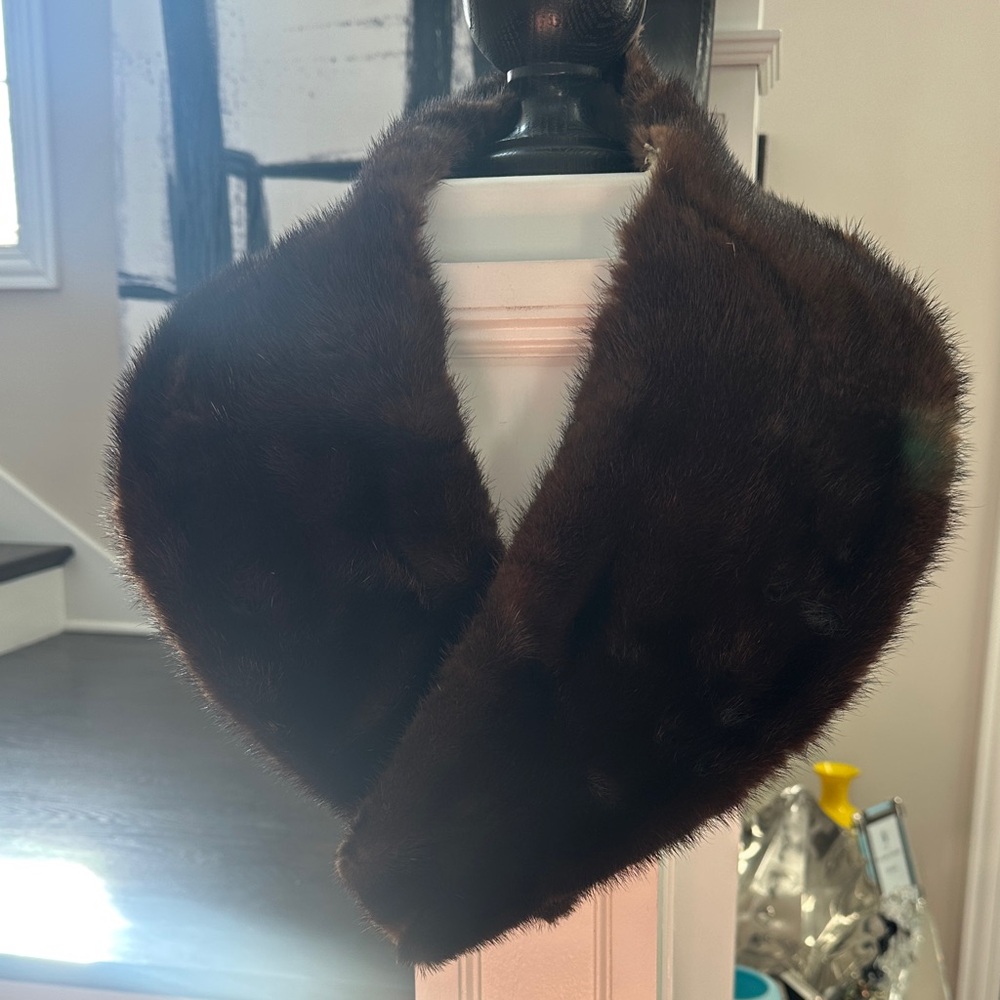 Mink Fur Pelt Collar